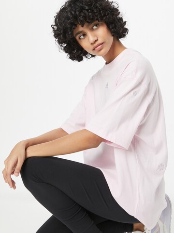 ADIDAS SPORTSWEAR Performance Shirt 'friend With Healing Crystals Inspired Graphics' in Pink