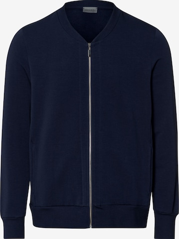 Veste de survêtement ' Natural Living ' Hanro en bleu : devant