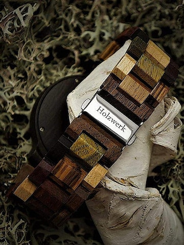 Holzwerk - Reloj analógico 'TREBBIN' en marrón