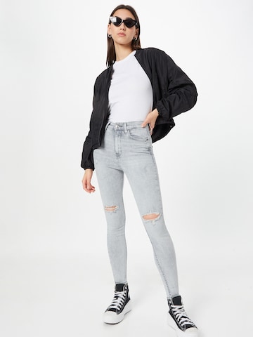 River Island Skinny Jeans in Grau