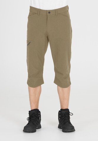 Whistler Regular Outdoorbroek 'Shann' in Bruin: voorkant