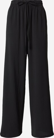 ABOUT YOU Wide leg Broek 'Elin' in Zwart: voorkant