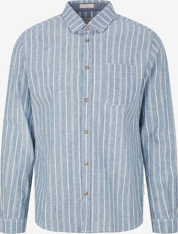 TOM TAILOR - Ajuste regular Camisa en azul: frente
