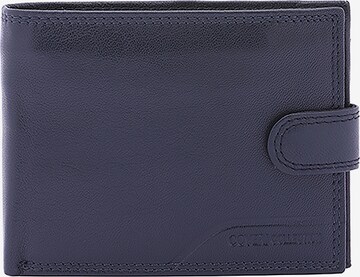 Portamonete di Coveri Collection in blu: frontale