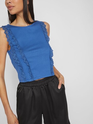 VILA Top in Blauw