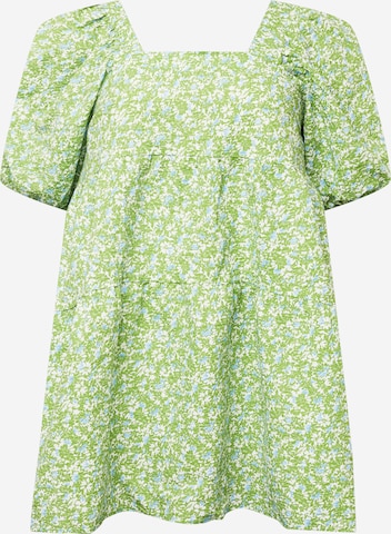 Nasty Gal Plus Letní šaty – zelená: přední strana