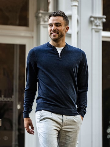 Suitable Shirt in Blauw: voorkant