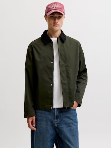 JACK & JONES - Chaqueta funcional en verde: frente