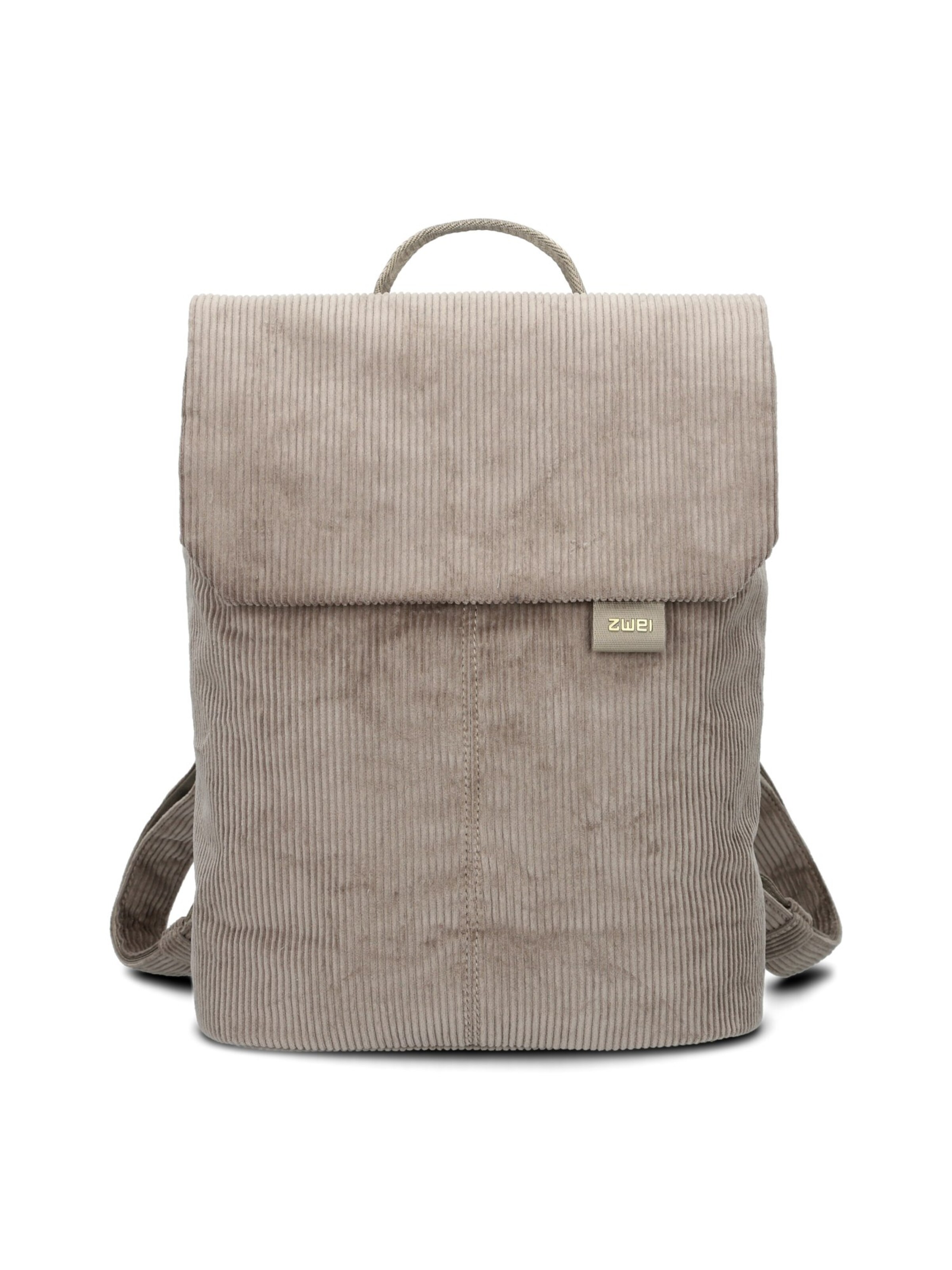 Sac à dos 'MADEMOISELLE.M MR13' ZWEI en beige : devant