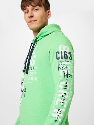 CAMP DAVID Sweatshirt in Groen