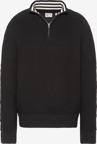 Pull-over Schott NYC en noir : devant