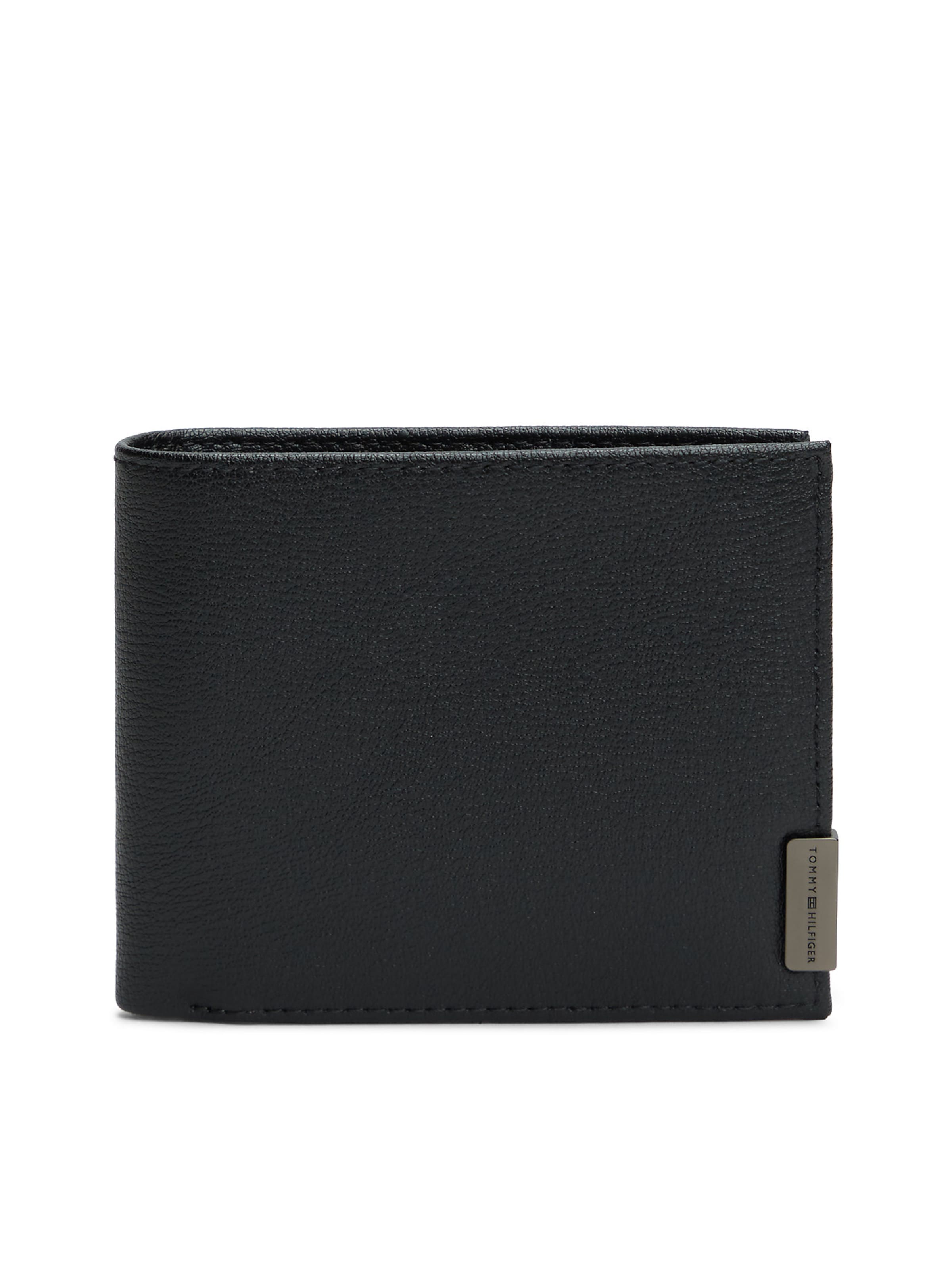 TOMMY HILFIGER Wallet in Black: front