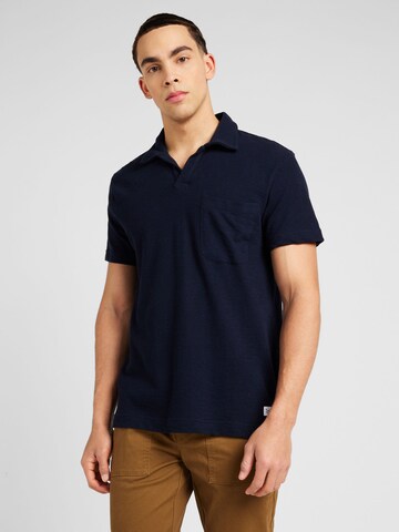 KnowledgeCotton Apparel Poloshirt in Blau: predná strana