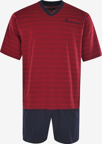 HAJO - Pijama corto en azul: frente