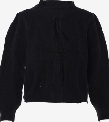 Cardigan faina en noir : devant