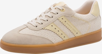 Baskets basses MARCO TOZZI en beige : devant