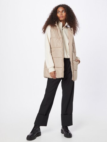 Gilet 'Bee' di PIECES in beige
