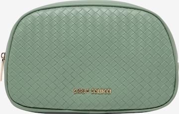 Trousses de toilette Carlo Colucci en vert : devant