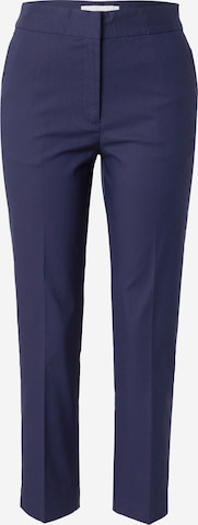 GANT Slim fit Trousers with creases 'SLACK' in Blue: front