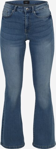 Vero Moda Petite Flared Jeans 'SIGA' in Blauw: voorkant