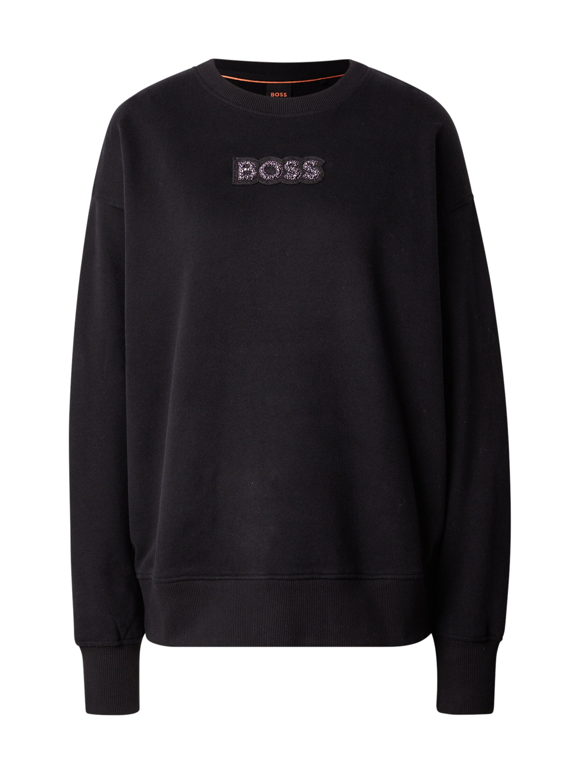 BOSS Póló 'Eteia' - fekete: elől