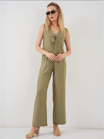 Bigdart - Calças de fato em verde: frente