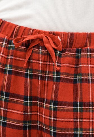 Lindex Παντελόνι πιτζάμας σε κόκκινο: μπροστά