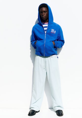 Pull&Bear Baggy Nadrág - kék: elől
