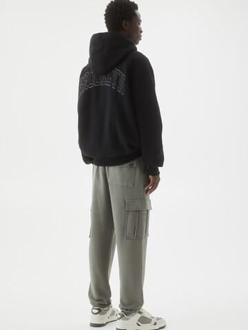 Pull&Bear Tapered Cargobyxa i grön