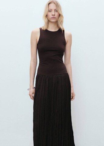 MANGO Kleid in Braun: Vorderseite
