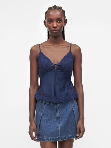 Abercrombie & Fitch Top 'JUILA' – modrá: přední strana