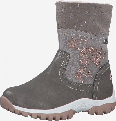 s.Oliver Junior Snowboots in taupe / stone, Produktansicht