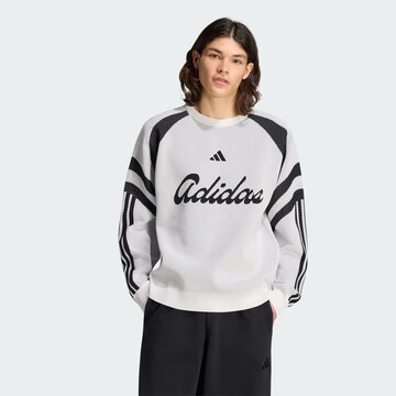 Pull-over de sport 'House Of Tiro' ADIDAS SPORTSWEAR en blanc : devant