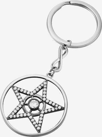 Julie Julsen Schlüsselanhänger in Silber: Vorderseite