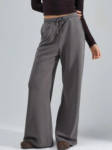Busem Loosefit Hose in Grau: Vorderseite
