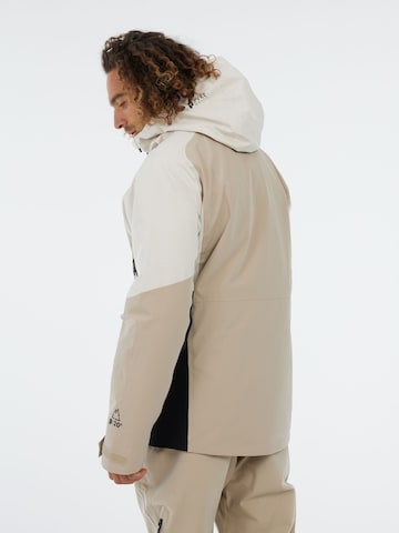 PROTEST Athletic Jacket 'PRTThrow' in Brown