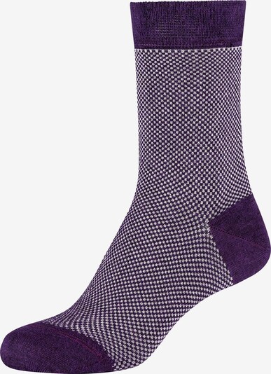 TOO HOT TO HIDE Socken 'Delightful Tanja' in lila / weiß, Produktansicht