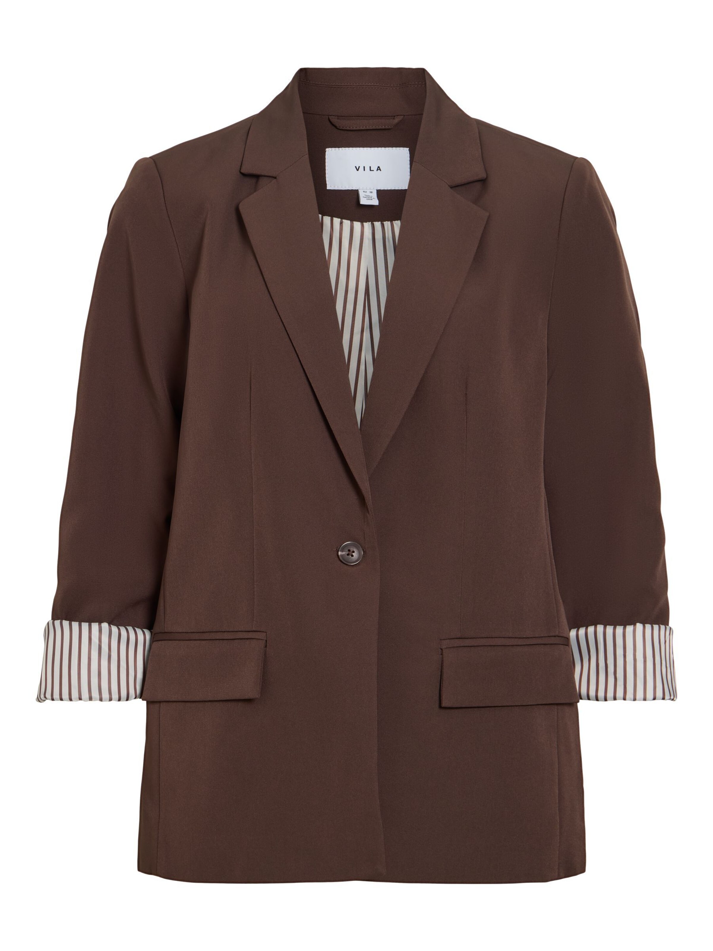 VILA Blazer 'VIBonnie' i brun: forside