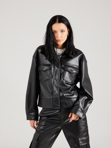 ABOUT YOU x Chiara Biasi Between-Season Jacket 'Dominic' in Black: front