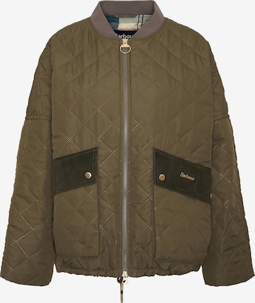 Barbour Tussenjas 'Bowhill' in Groen: voorkant