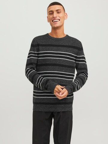 JACK & JONES Sveter - Čierna