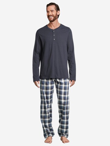 SCHIESSER Pyjama lang 'Night & Home'‌‌‌‌ in Mischfarben