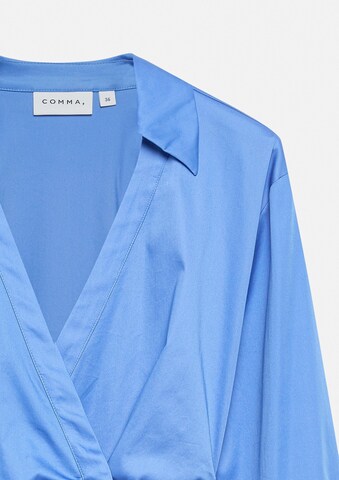 COMMA Bluse in Blau
