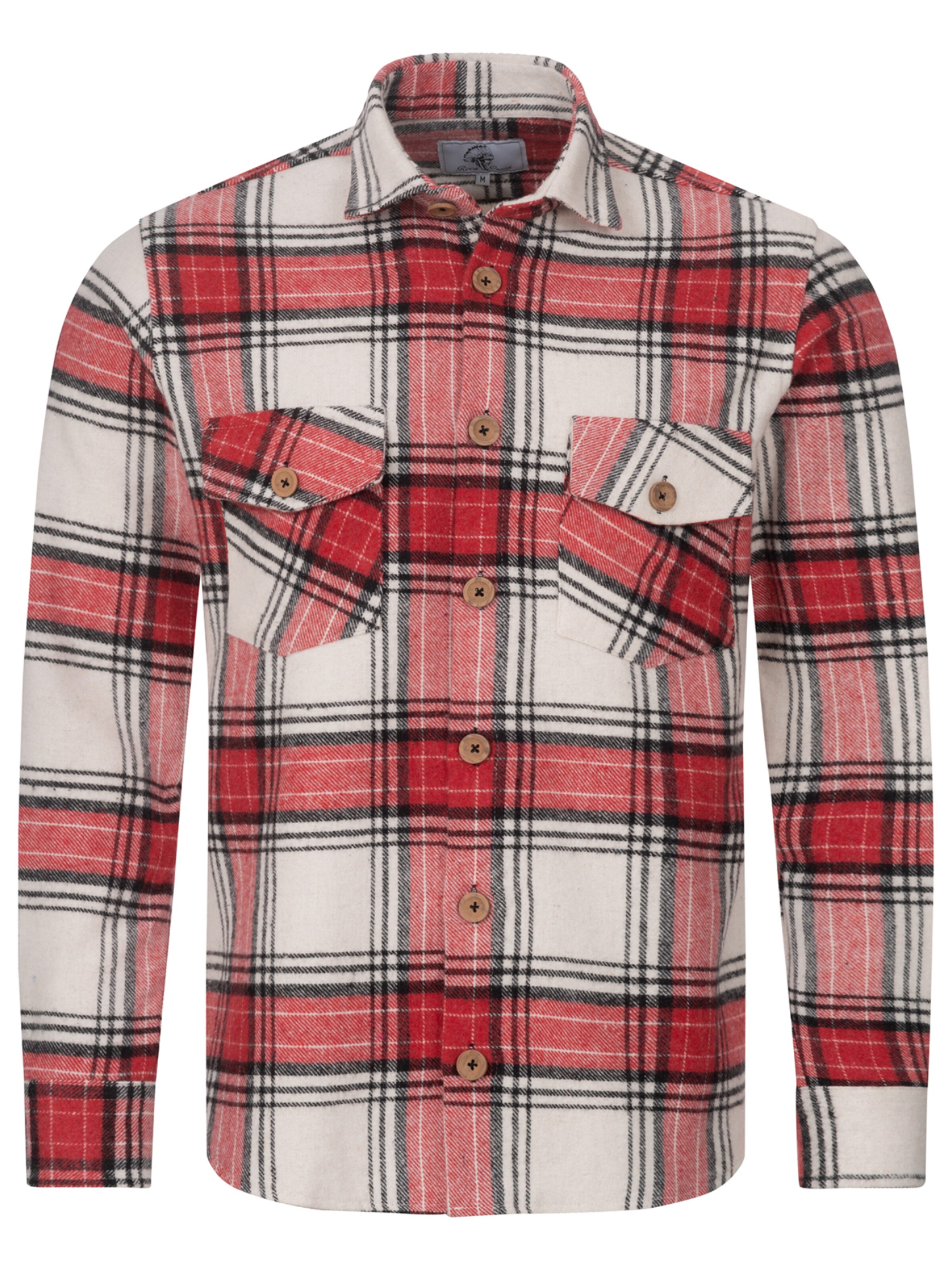 Rock Creek Hemd in Rot: Vorderseite