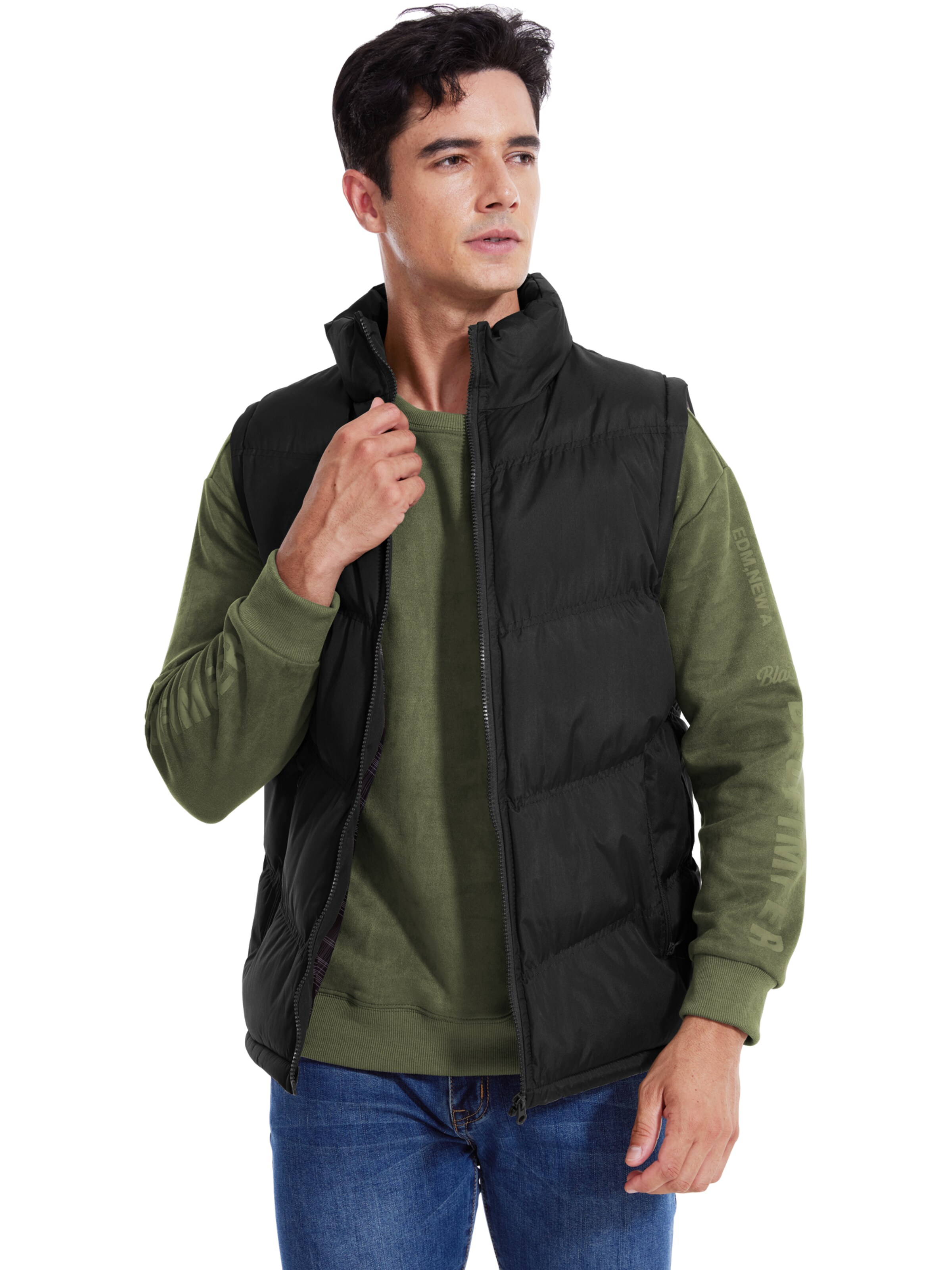 MEETWEE Sportbodywarmer in Zwart