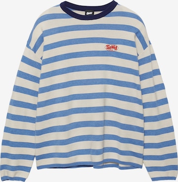 Pull-over 'STWD' Pull&Bear en bleu : devant