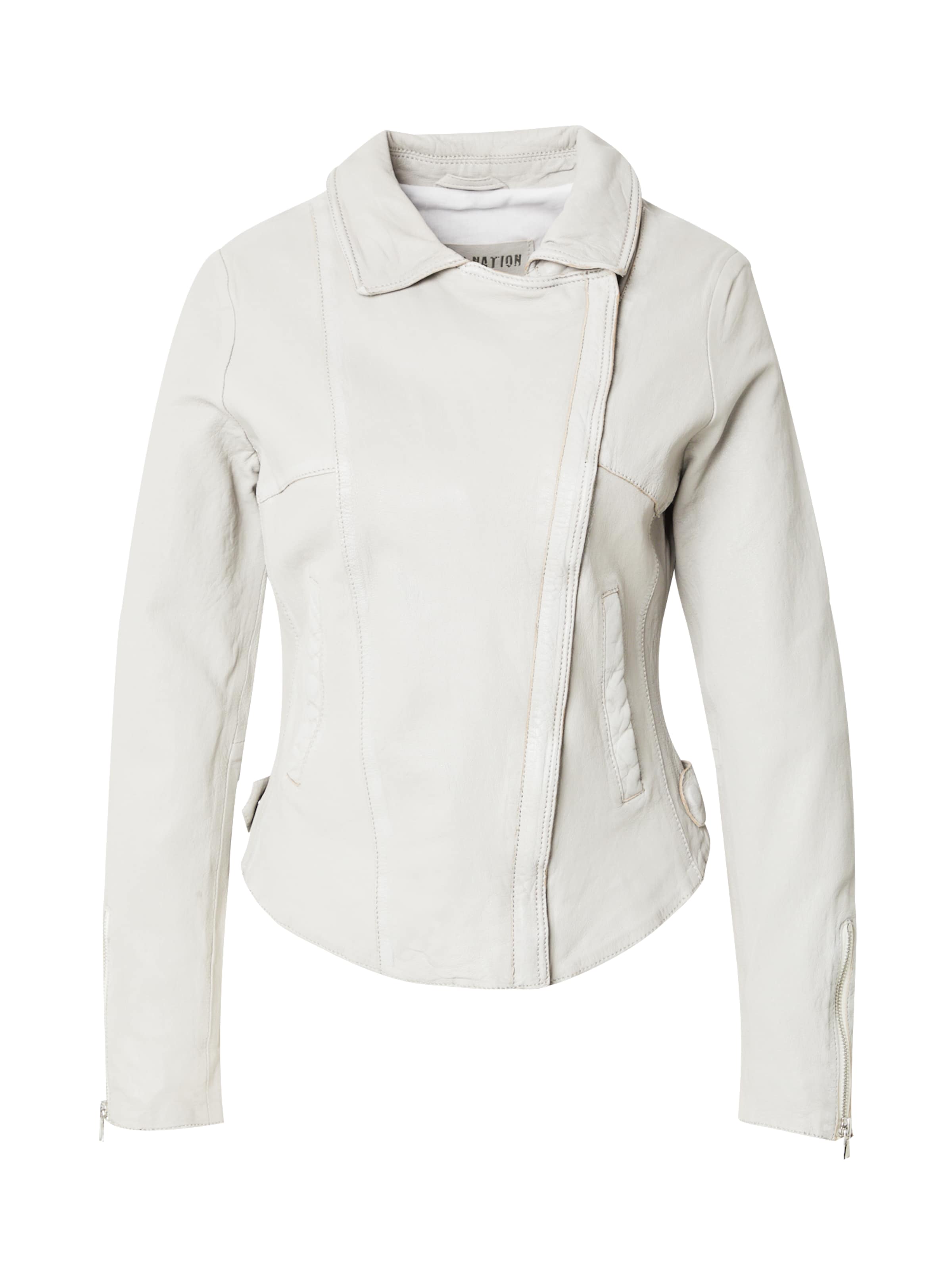 FREAKY NATION Φθινοπωρινό και ανοιξιάτικο μπουφάν 'Just Now' σε γκρι: μπροστά