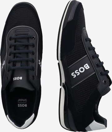 BOSS Black Rövid szárú sportcipők 'Saturn' - kék
