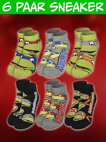 Teenage Mutant Ninja Turtles Socken 'Adventskalender mit 12 Paar'‌‌ in Mischfarben