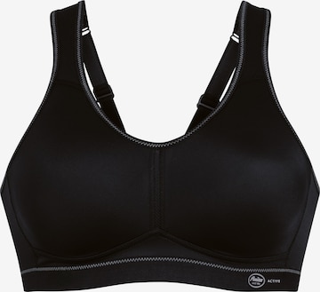 ANITA BH 'Light & Firm Sport' in Zwart: voorkant